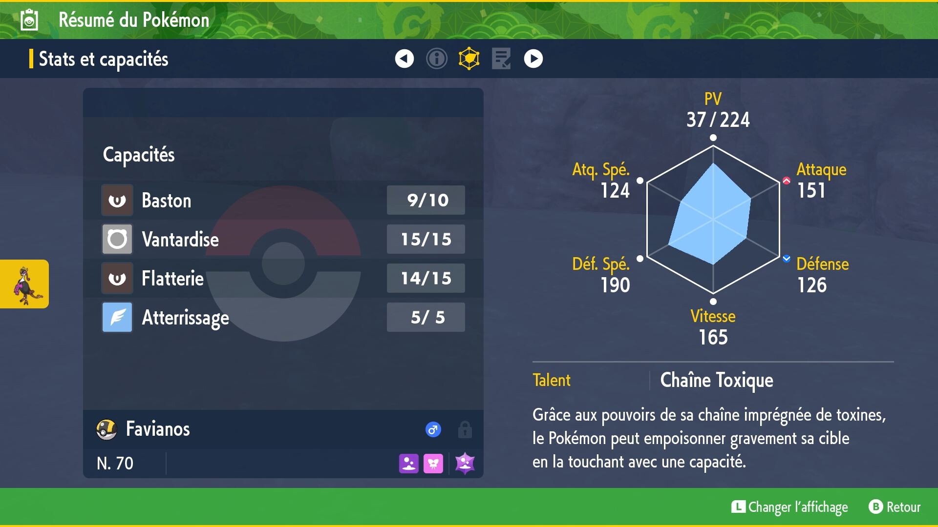 Favianos Pokemon Ecarlate et Violet Où le trouver, comment le battre et le capturer ? Millenium