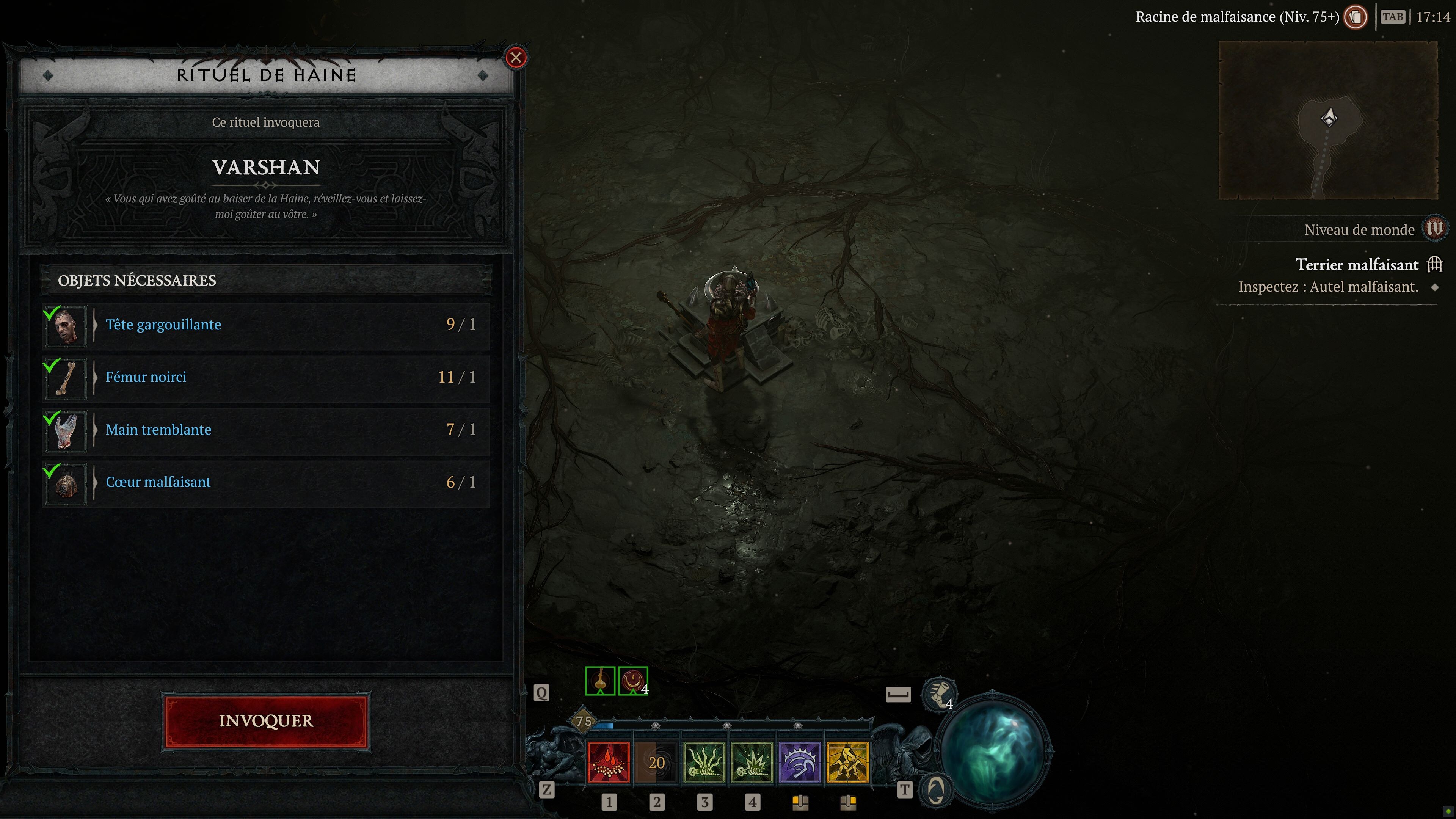Écho de Varshan Diablo 4 Cœur malfaisant, comment invoquer et battre ce boss ? Millenium