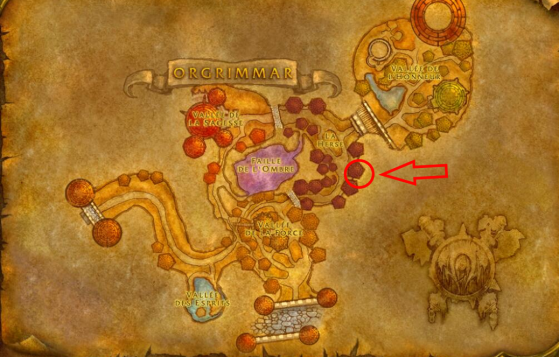 Localisation de Borya - World of Warcraft
