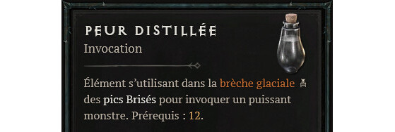 Peur distillée - Diablo IV