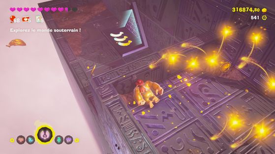 Emplacement du Parcours Défi 1 - Donkey Kong Bananza