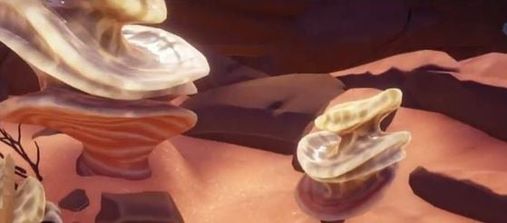 Un grand et un petit stalagmite de verre - Disney Dreamlight Valley