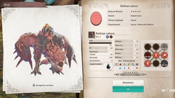 Rathian Sakura - Monster Hunter Stories 3 : Twisted Reflection