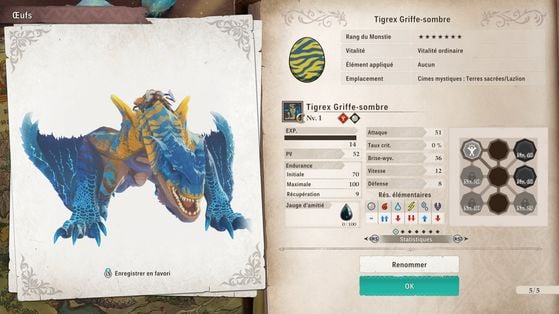 Tigrex griffe-sombre - Monster Hunter Stories 3 : Twisted Reflection