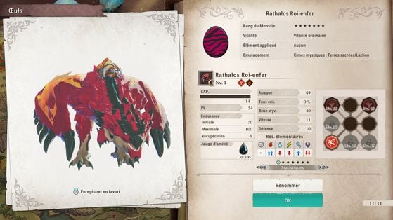 Rathalos Roi-enfer - Monster Hunter Stories 3 : Twisted Reflection