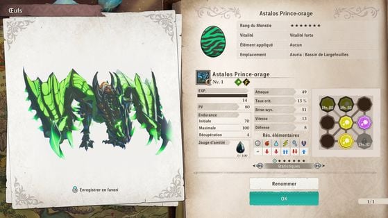 Astalos Prince-orage - Monster Hunter Stories 3 : Twisted Reflection