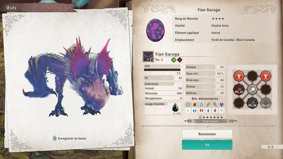 Yian Garuga - Monster Hunter Stories 3 : Twisted Reflection