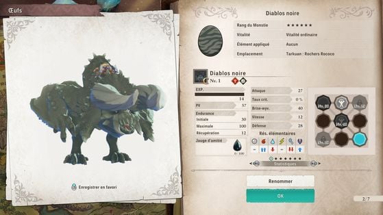 Diablos noire - Monster Hunter Stories 3 : Twisted Reflection