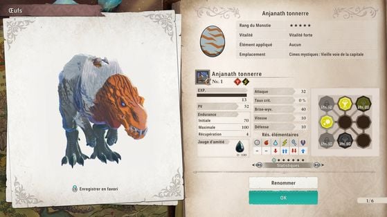 Anjanath tonnerre - Monster Hunter Stories 3 : Twisted Reflection