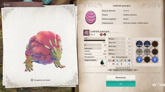 Ludroth pourpre - Monster Hunter Stories 3 : Twisted Reflection