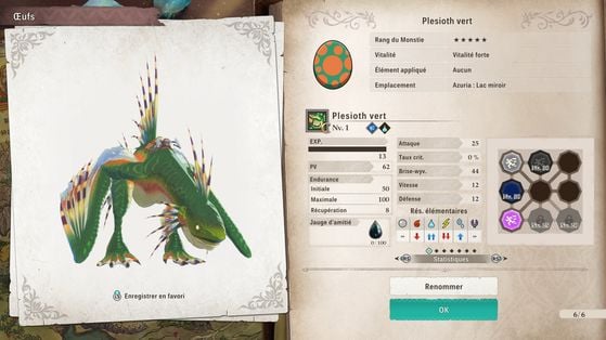 Plesioth vert - Monster Hunter Stories 3 : Twisted Reflection