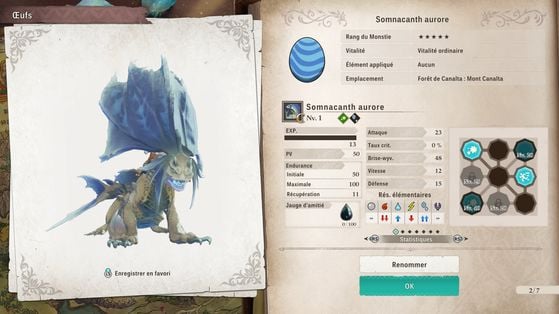 Somnacanth aurore - Monster Hunter Stories 3 : Twisted Reflection