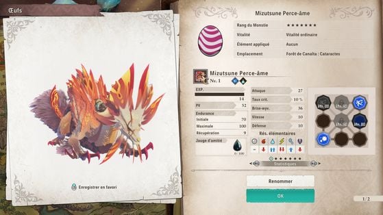 Mizutsune Perce-âme - Monster Hunter Stories 3 : Twisted Reflection