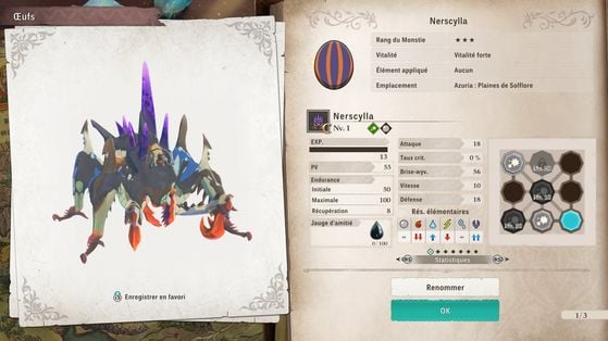 Nerscylla - Monster Hunter Stories 3 : Twisted Reflection