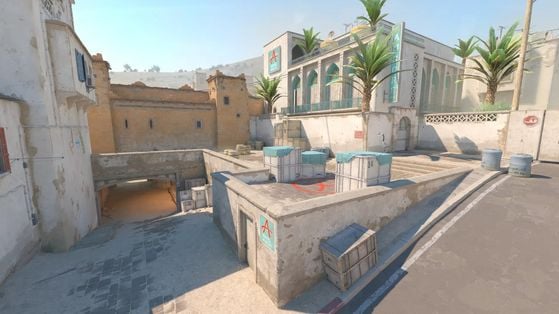 Dust 2 dans Counter Strike 2 - World of Warcraft