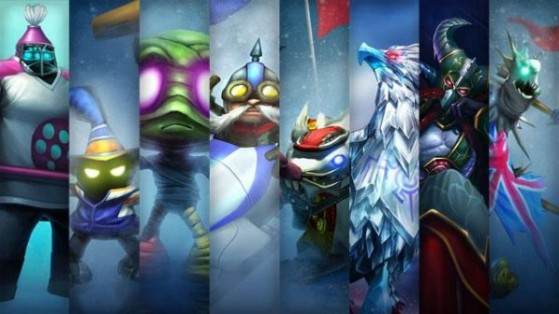 Skins des jeux d'hiver disponibles