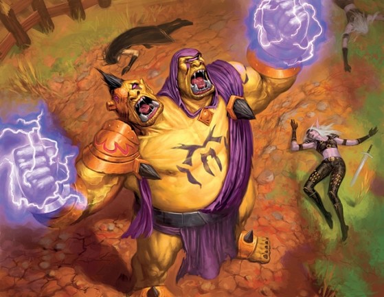 L'image de la carte Ogre Magi est à l'origine un artwork de Mogor dans son arène ! - Hearthstone