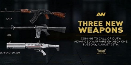 Trois nouvelles armes sur CoD AW