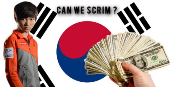 Scrims payants en Corée du Sud ?