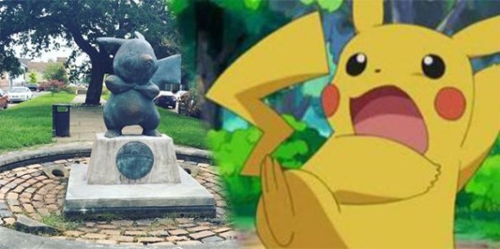 Statue de Pikachu à la Nouvelle-Orléans
