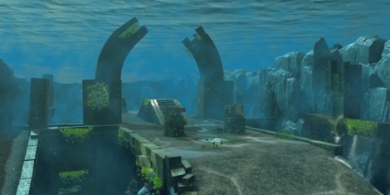 Une carte Halo sous l'eau