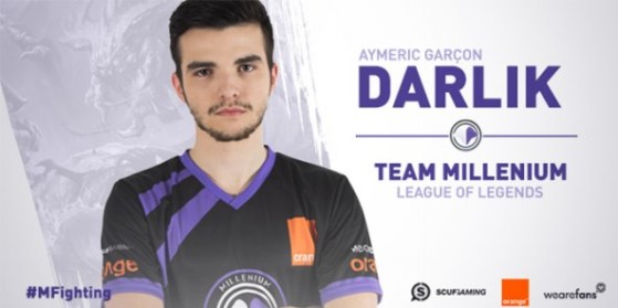LoL : Darlik rejoint la team Millenium