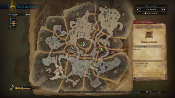 Les cartes sont assez complexes et sur plusieurs niveaux - Monster Hunter World