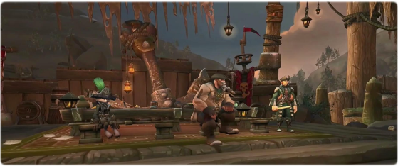 De gauche à droite : Capitaine Eudora, Capitaine Raoul et Capitaine Jolly - World of Warcraft