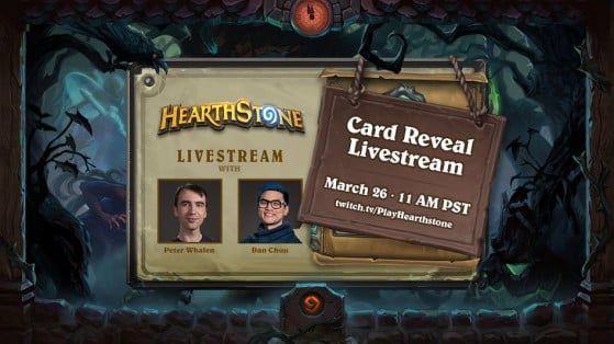 Hearthstone : live reveal Bois Maudit (Witchwood) le 26 mars