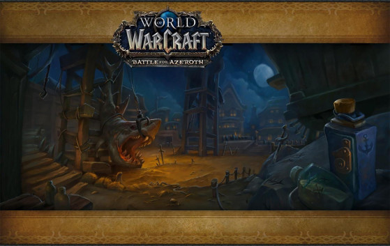 Ecran de chargement de Boralus - World of Warcraft