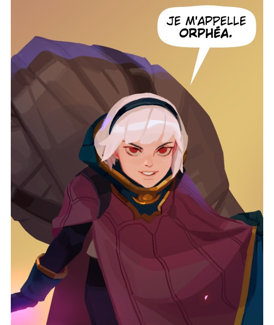 Orphéa dans le comic - Heroes of the Storm