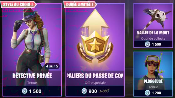 Fortnite : boutique du 3 juillet