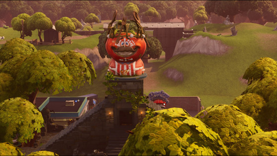 Fortnite : Tomato Town détruit, nouvelle ville Tomato Temple, nouvelle map