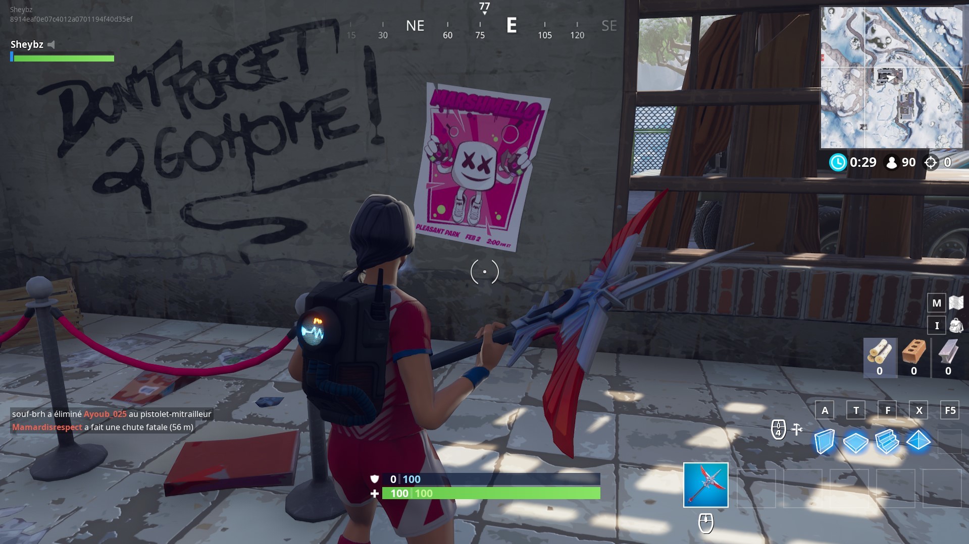 Fortnite Trouver Un Poster Du Concert Marshmello Défis Du Concert Millenium 