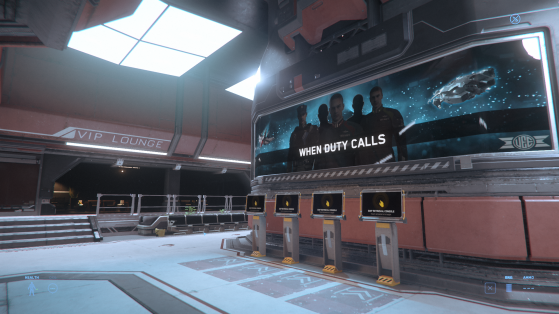 Le terminal principal du Spaceport - Star Citizen
