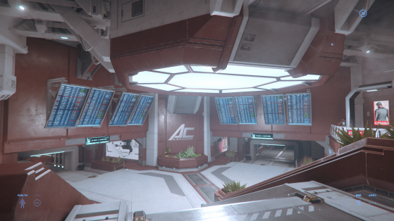 La station du Ryker Memorial Spaceport - Star Citizen