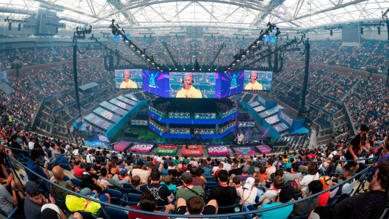 Le Arthur Ashe Stadium de New-York accueillait les finales de la World Cup Fortnite, les 27 et 28 juillet 2019 - Millenium