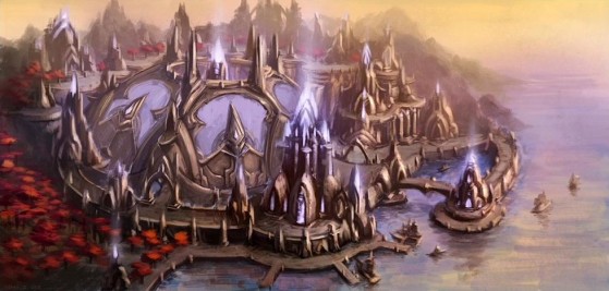 Shattrath, capitale des draenei sur Draenor - World of Warcraft