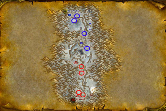 Tours et fortins de la Vallée d'Alterac - World of Warcraft