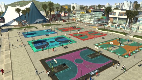 Les terrains Playground du Quartier 2K Beach - Millenium