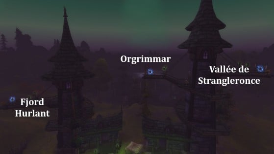 Fossoyeuse, portails à l'extérieur de la ville - World of Warcraft