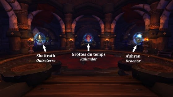 Orgrimmar, salle des portails - salle basse - World of Warcraft
