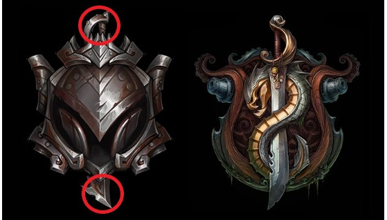 Les icônes des rangs et des régions du jeu sont liés - League of Legends