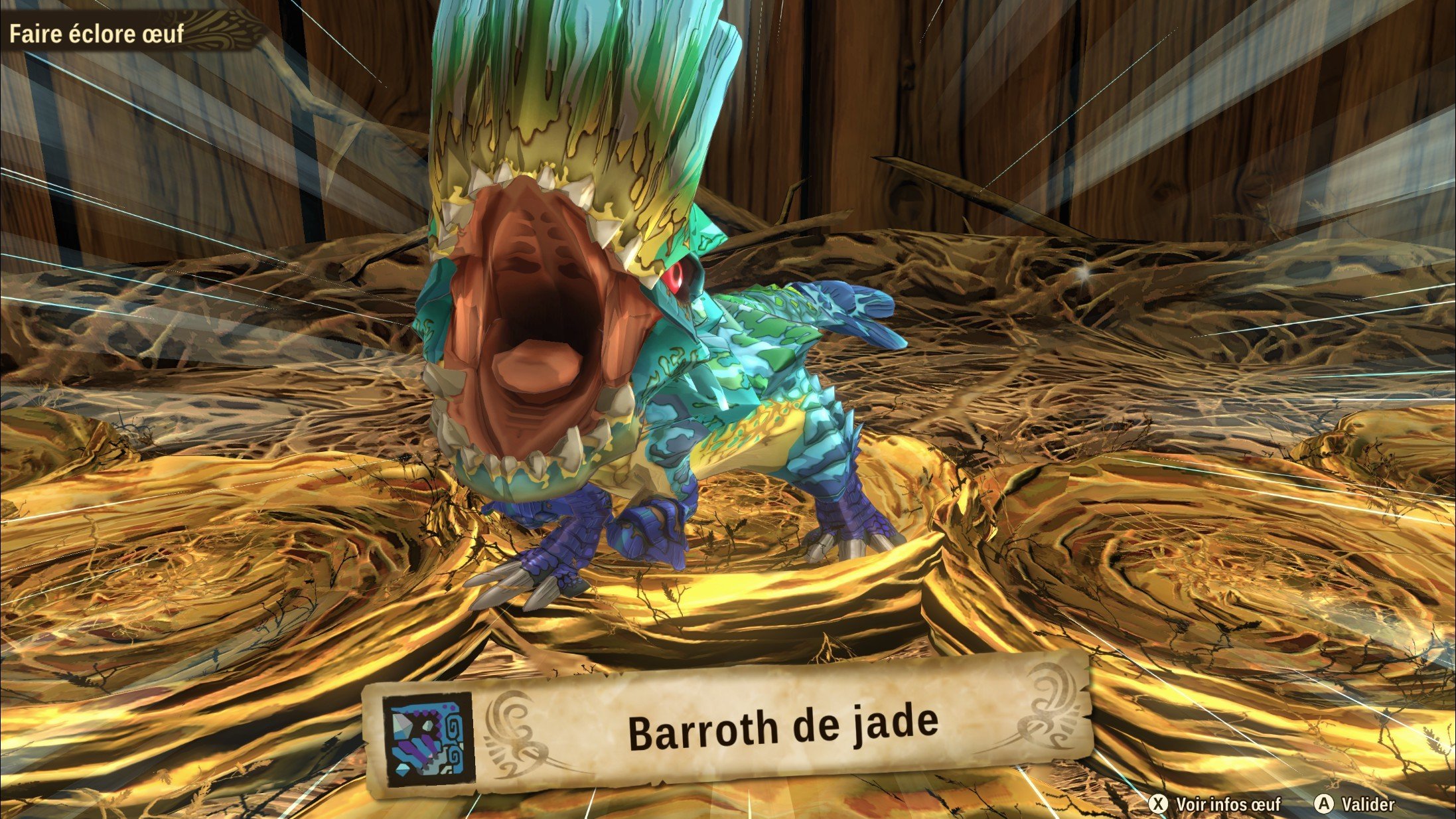 Oeufs de Loloska Liste de tous les œufs Monster Hunter Stories 2 apparence & espèces de