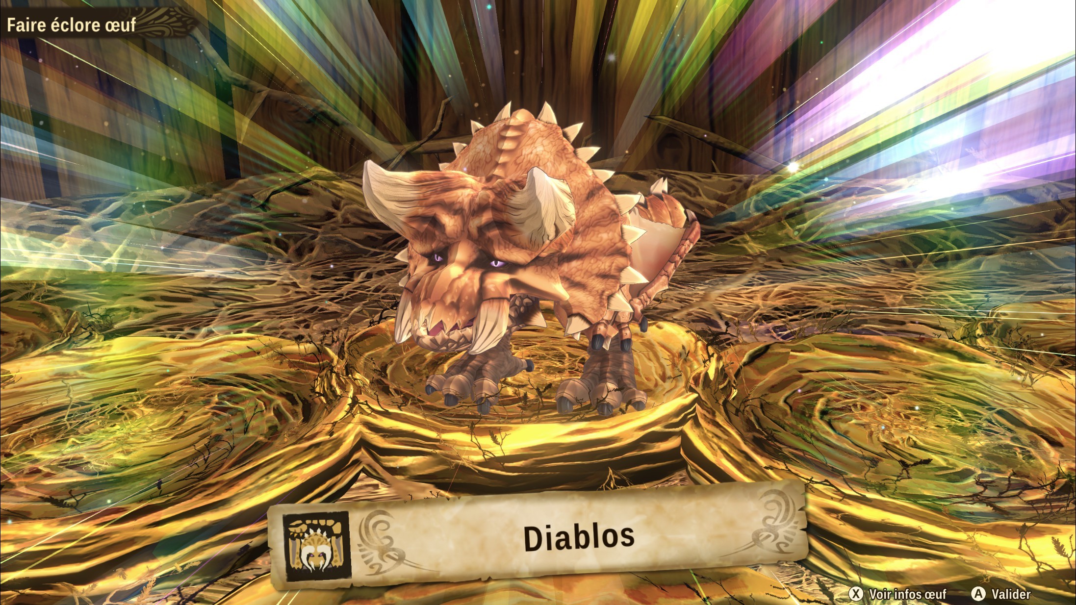 Oeufs de Lamure Liste de tous les œufs Monster Hunter Stories 2 apparence & espèces de