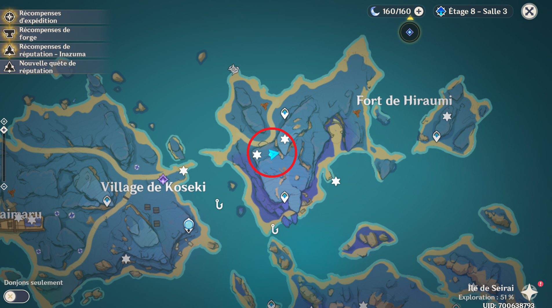 Souvenirs de Seirai Genshin Impact comment réussir la quête cachée