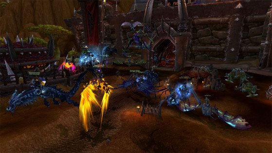Regroupement de début de soirée avant LA GUERRE - World of Warcraft