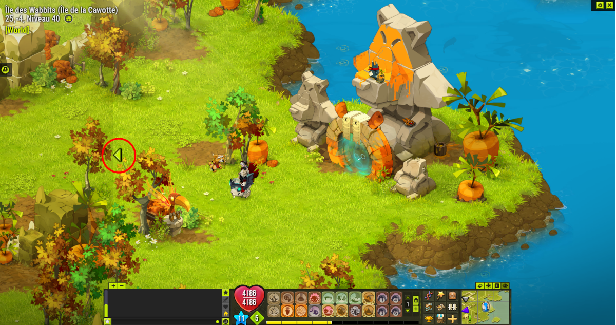 Dofus Île des Wabbits, Chemin vers le Wabbit GM Millenium