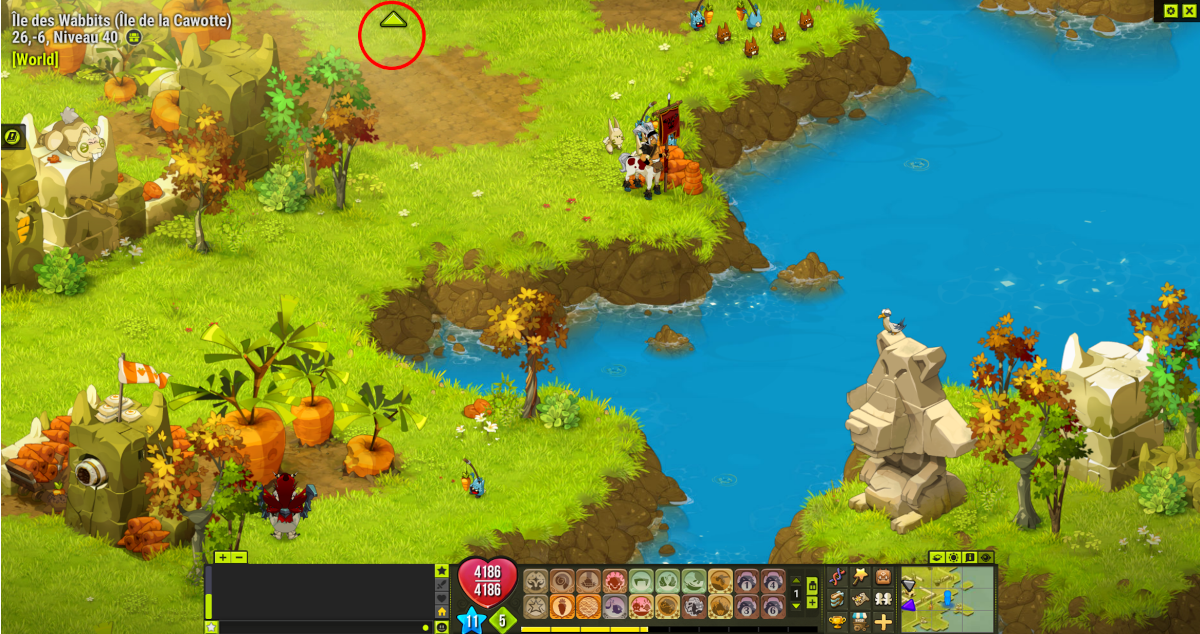 Dofus Île des Wabbits, Chemin vers le Wabbit GM Millenium