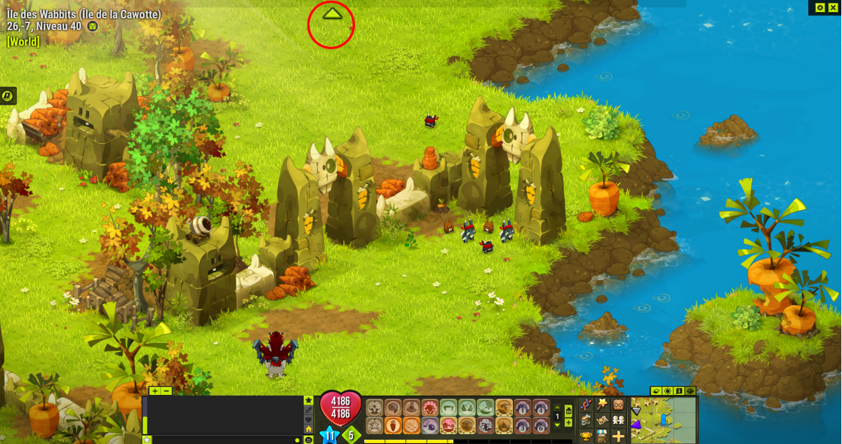 Dofus Île des Wabbits, Chemin vers le Wabbit GM Millenium